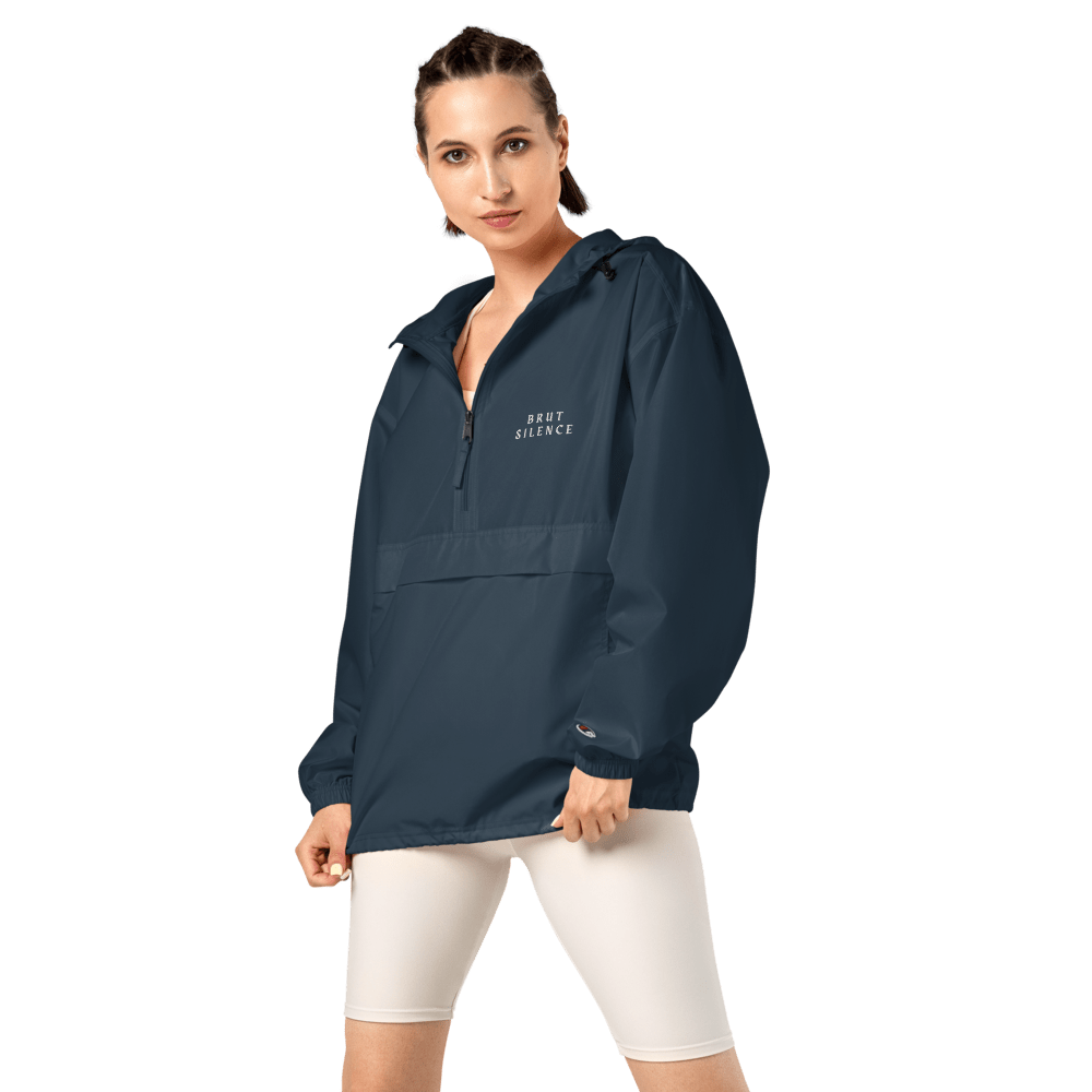 BRUT SILENCE Custom Champion Jacket – Minimalist Streetwear - Brut Silence