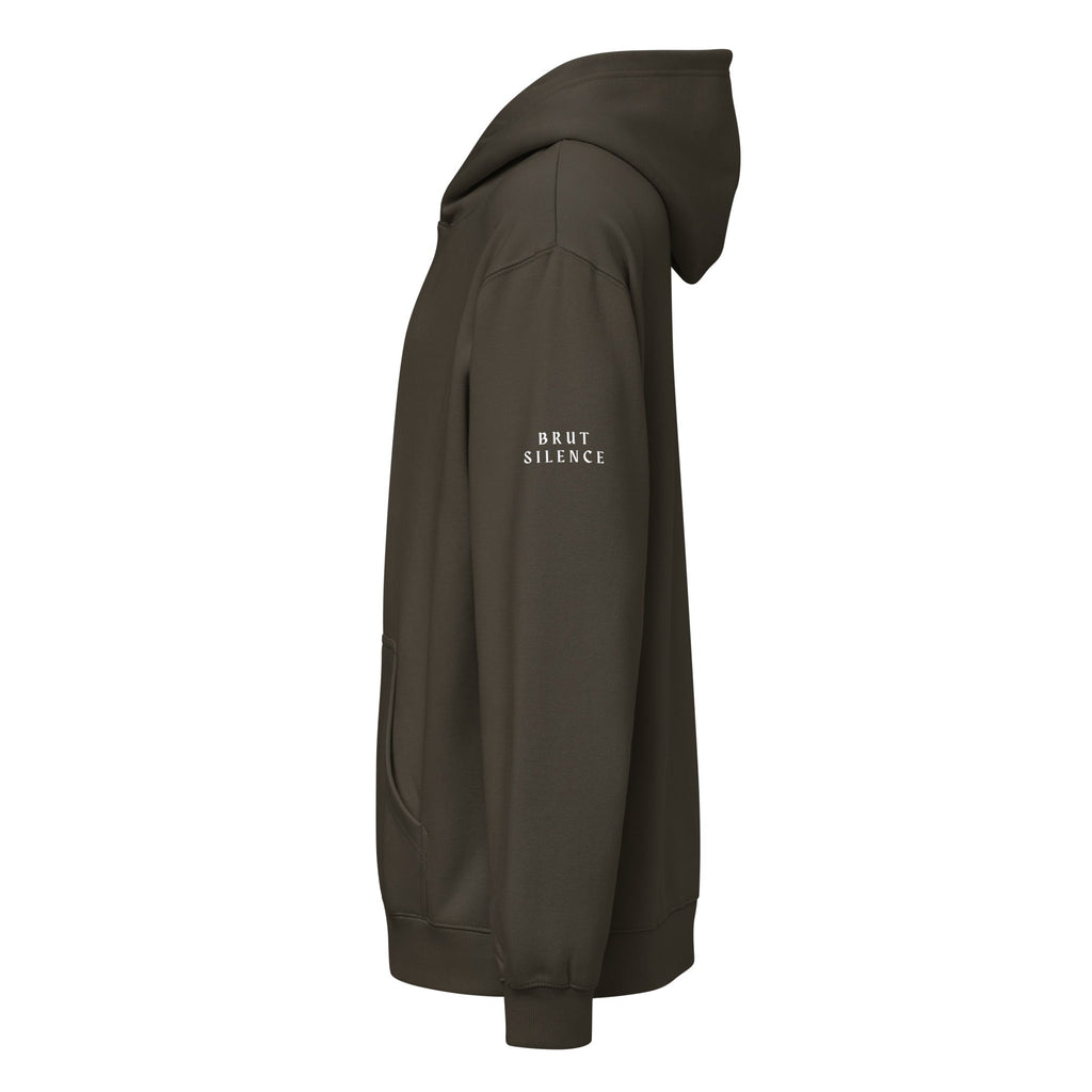 BRUT SILENCE Men’s Box Hoodie – Minimalist Streetwear - Brut Silence