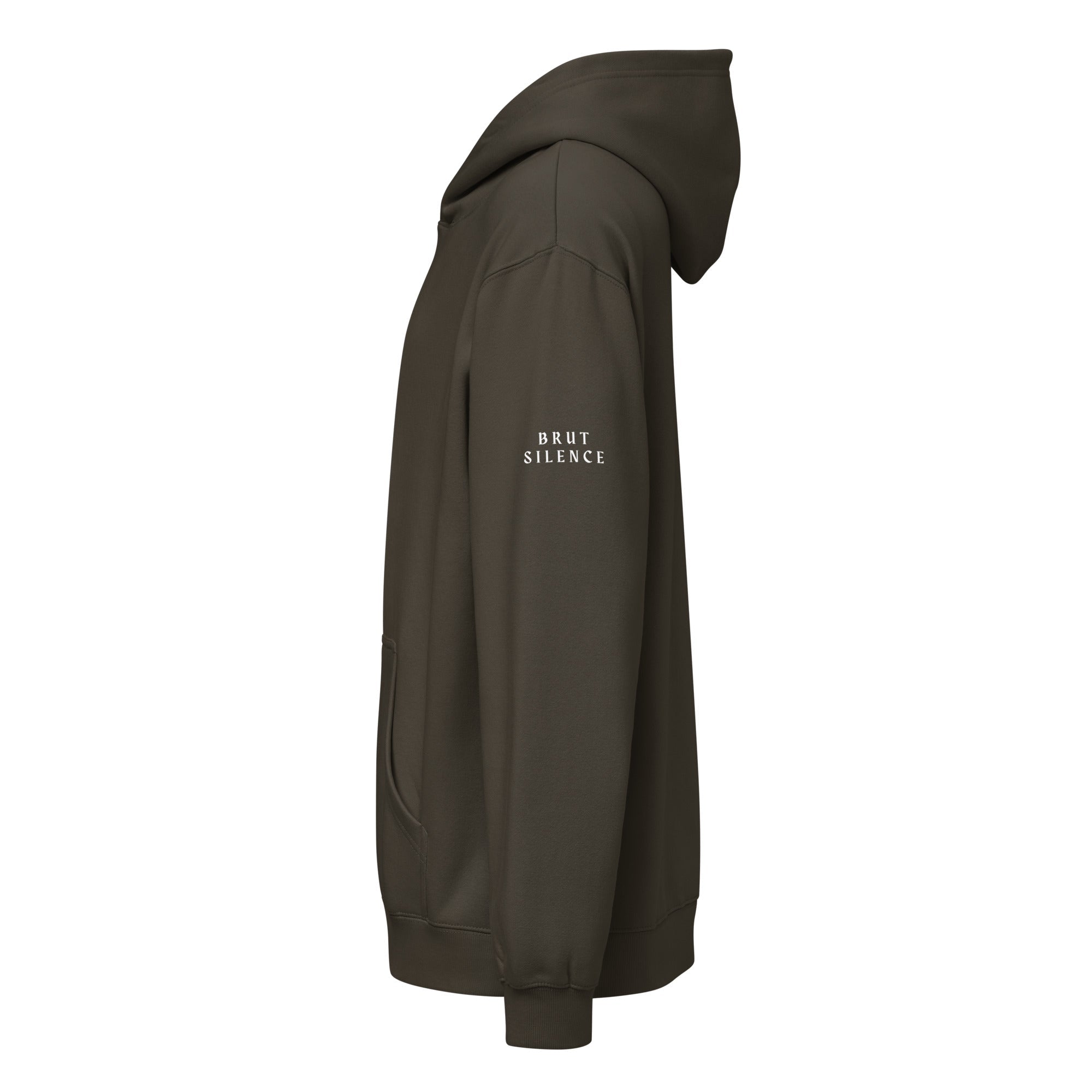 BRUT SILENCE Men’s Box Hoodie – Minimalist Streetwear - Brut Silence