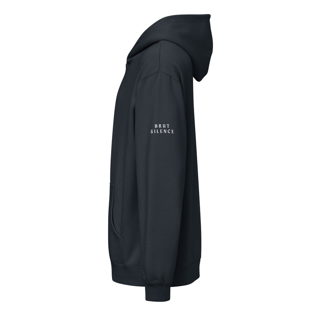BRUT SILENCE Men’s Box Hoodie – Minimalist Streetwear - Brut Silence