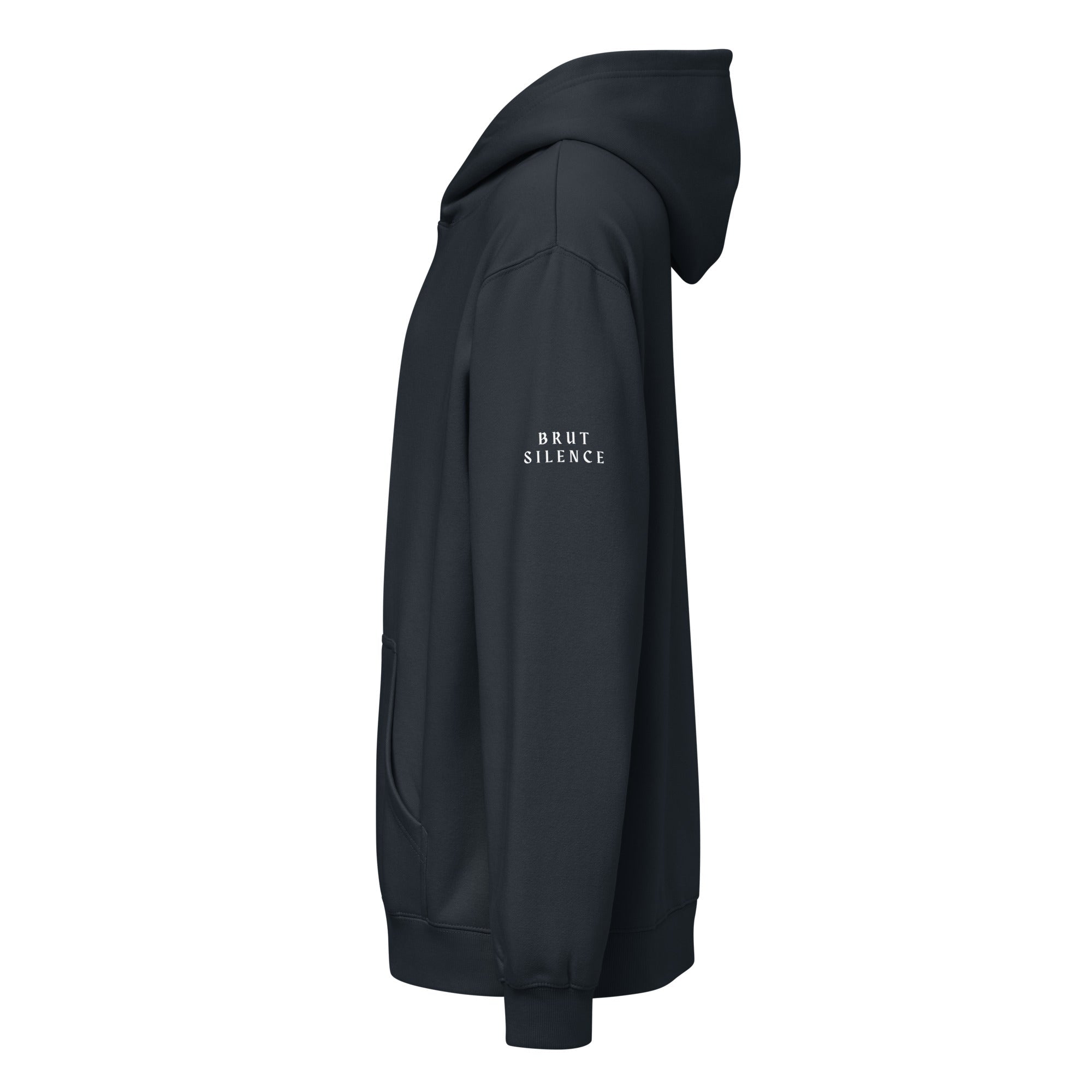 BRUT SILENCE Men’s Box Hoodie – Minimalist Streetwear - Brut Silence