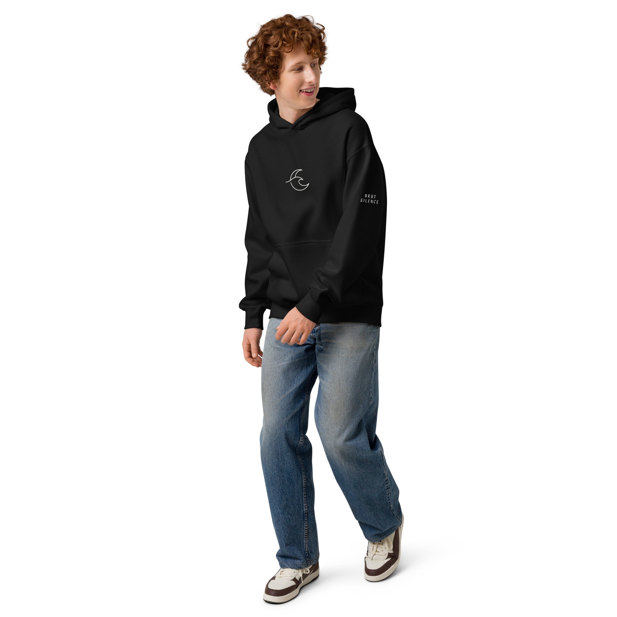 BRUT SILENCE Men’s Box Hoodie – Minimalist Streetwear - Brut Silence