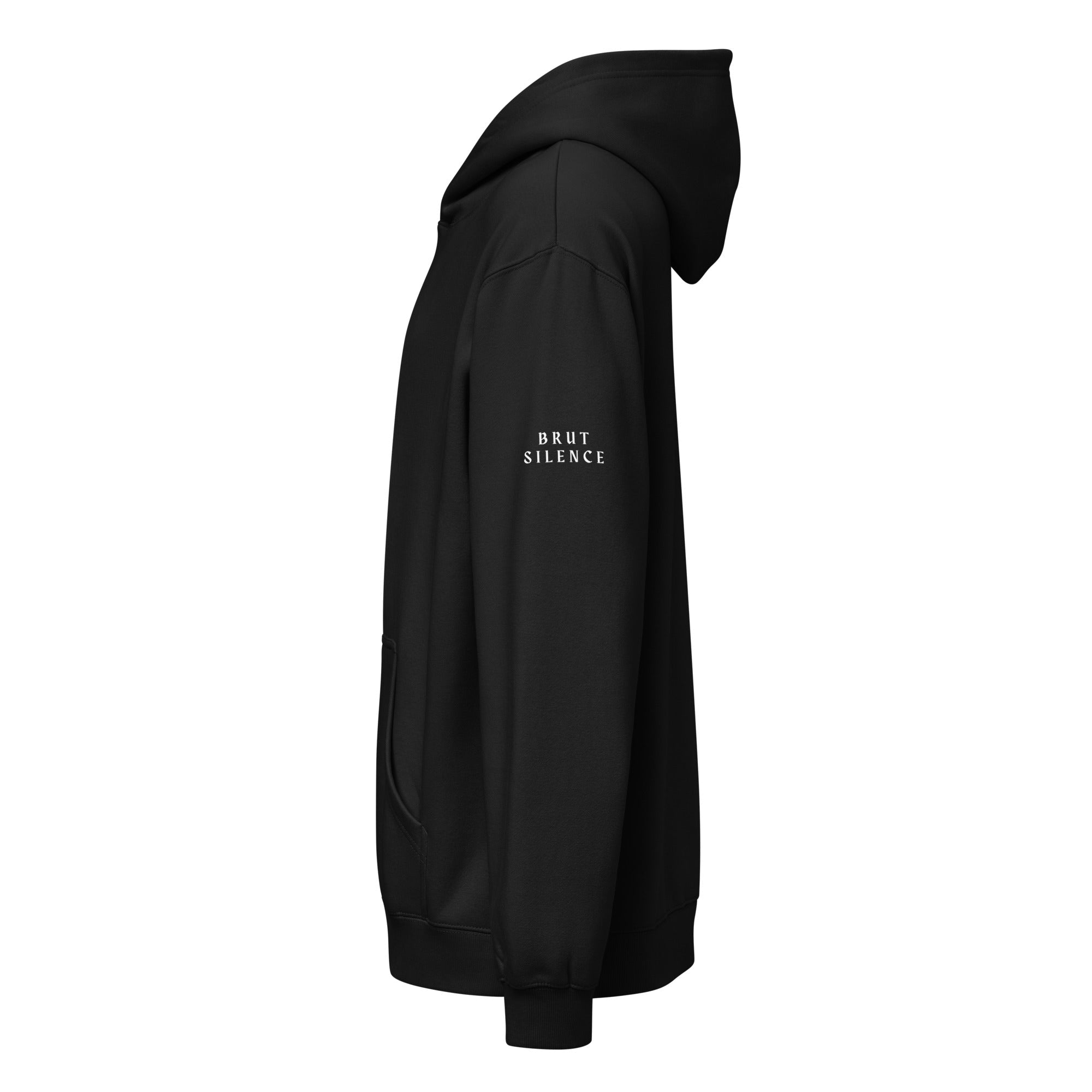 BRUT SILENCE Men’s Box Hoodie – Minimalist Streetwear - Brut Silence