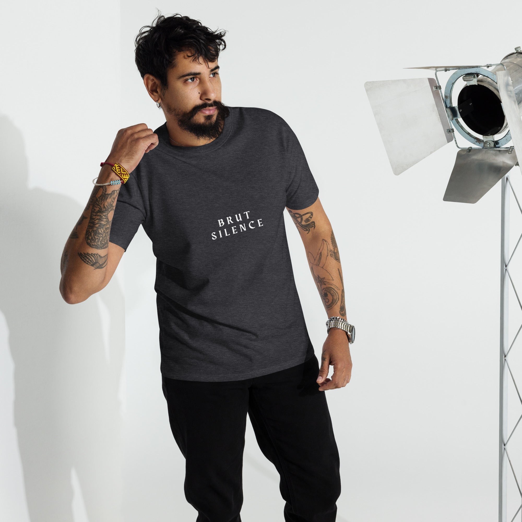 BRUT SILENCE Men’s Premium Heavyweight Tee – Minimalist Luxury - Brut Silence