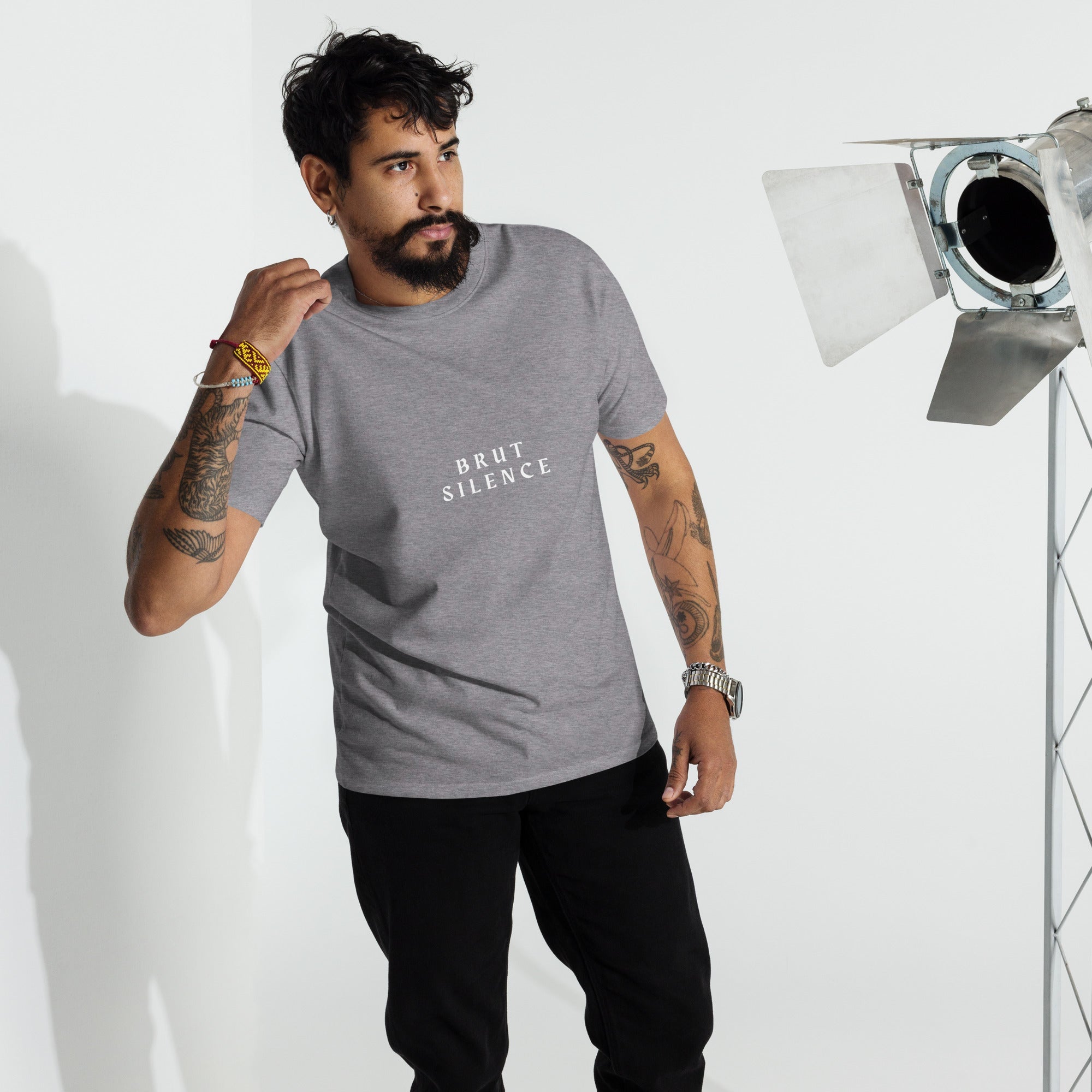 BRUT SILENCE Men’s Premium Heavyweight Tee – Minimalist Luxury - Brut Silence