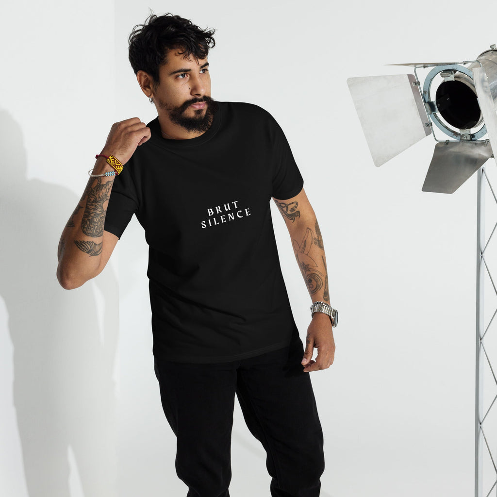 BRUT SILENCE Men’s Premium Heavyweight Tee – Minimalist Luxury - Brut Silence