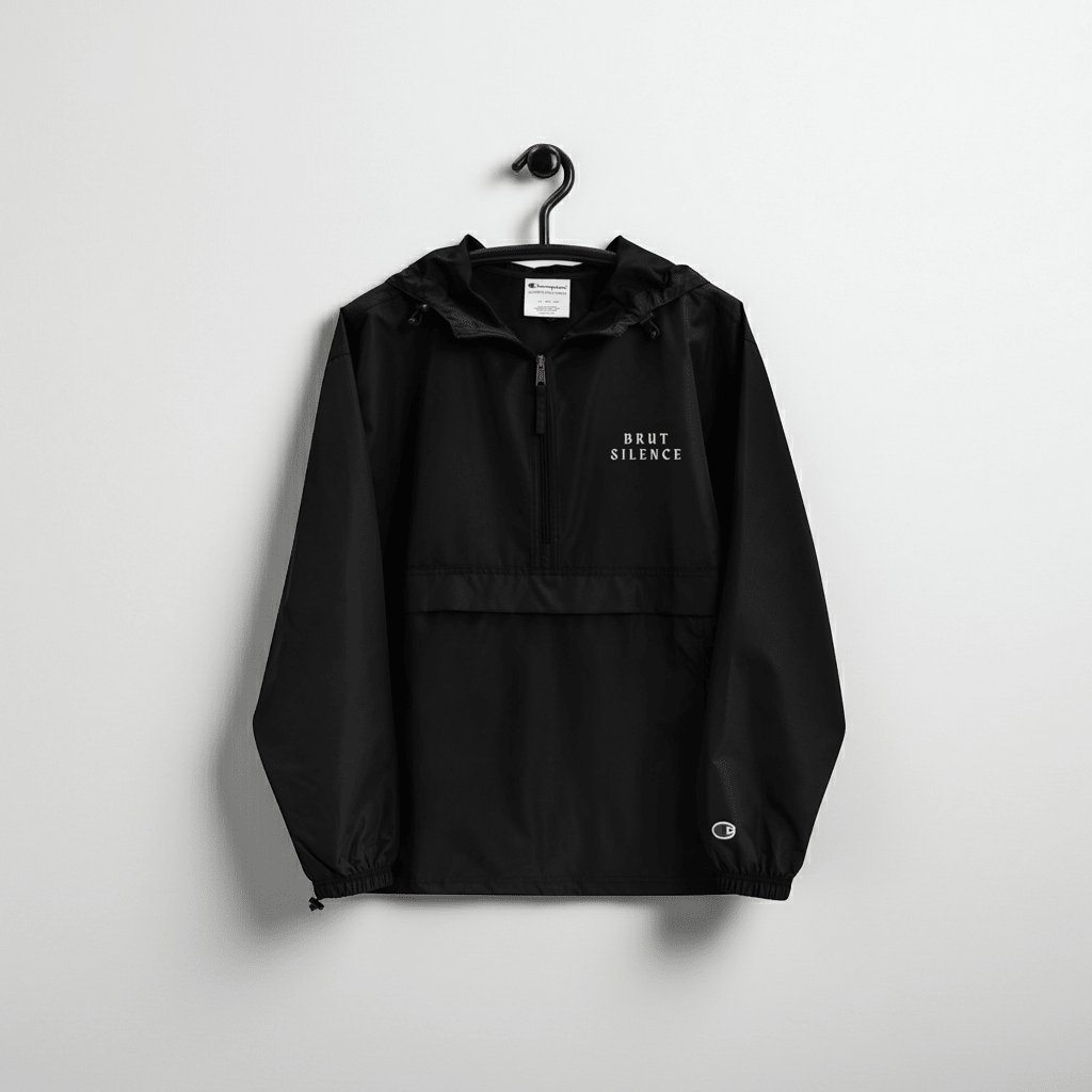 Custom Champion Jacket – Minimalist Streetwear - Brut Silence