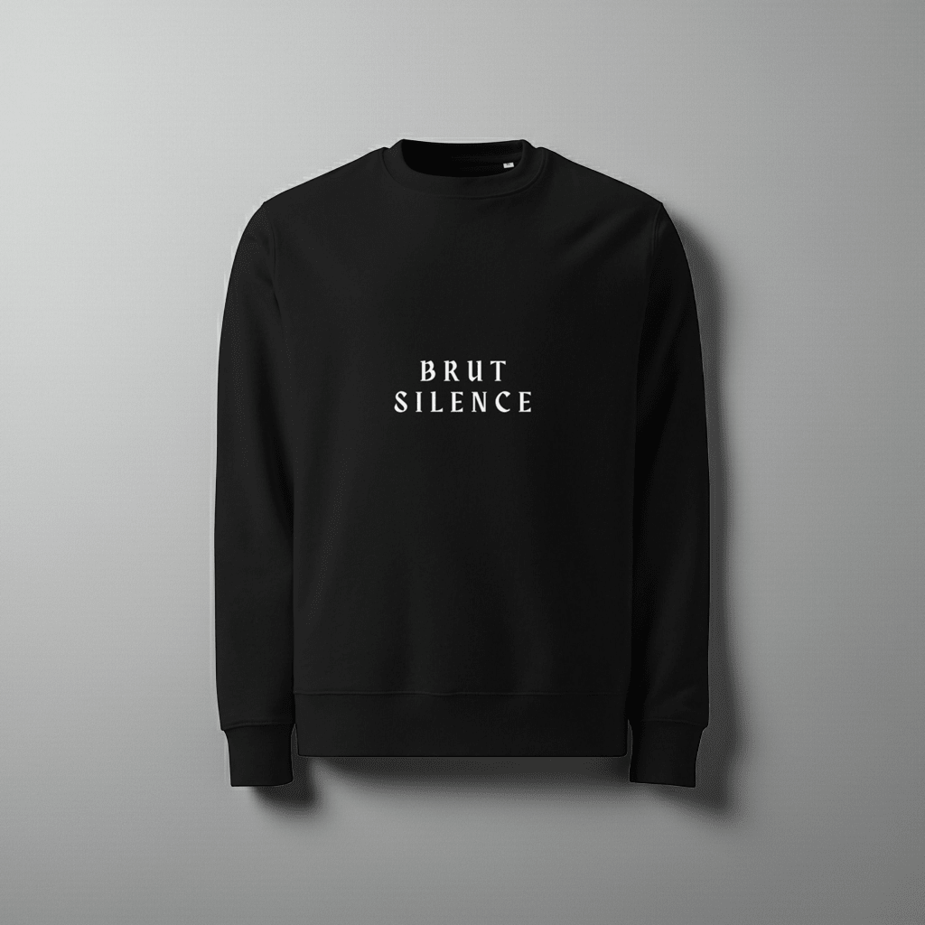 L’ARCHIVE Sweatshirt – Minimal Logo Streetwear, Unisex Layering Top - Brut Silence