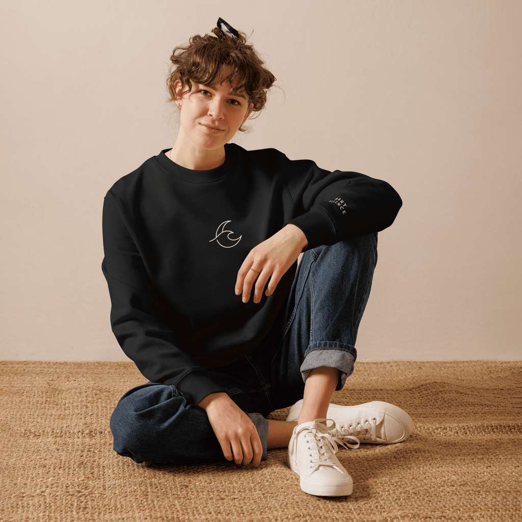 Minimalist Sweatshirt – Luxury Streetwear Unisex Crewneck - Brut Silence