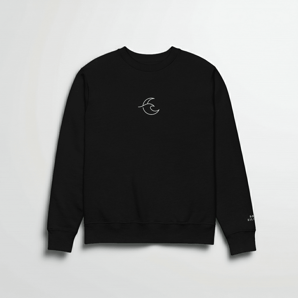 Minimalist Sweatshirt – Luxury Streetwear Unisex Crewneck - Brut Silence