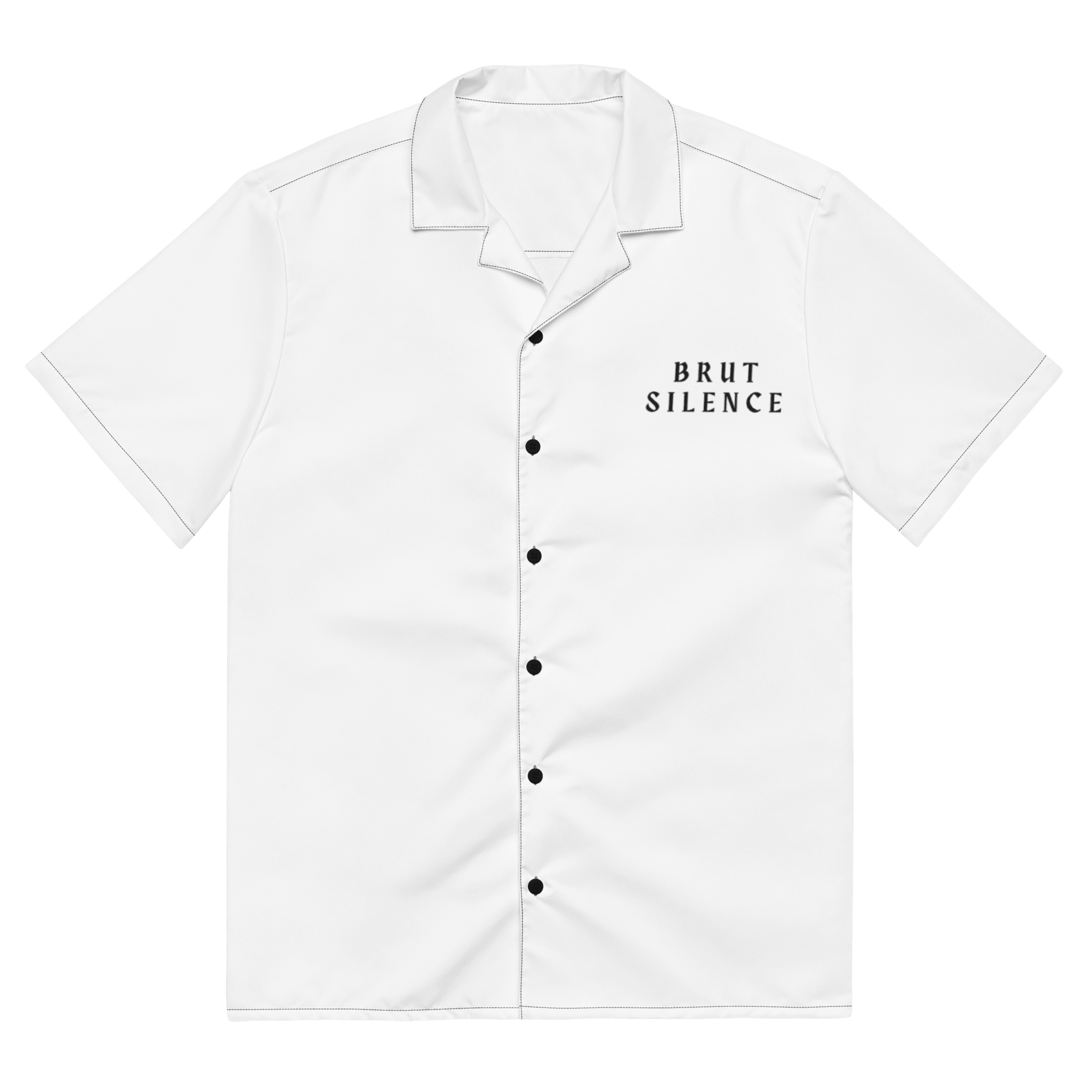 Unisex Button Shirt – Featherlight & Cool Summer Top - Brut Silence