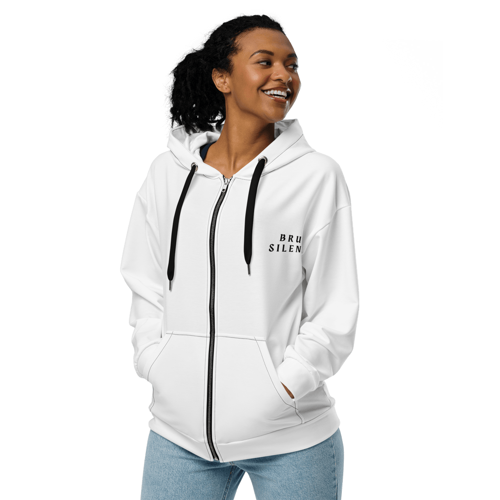 Unisex Zip Hoodie – Sustainable, Soft & Relaxed Fit - Brut Silence