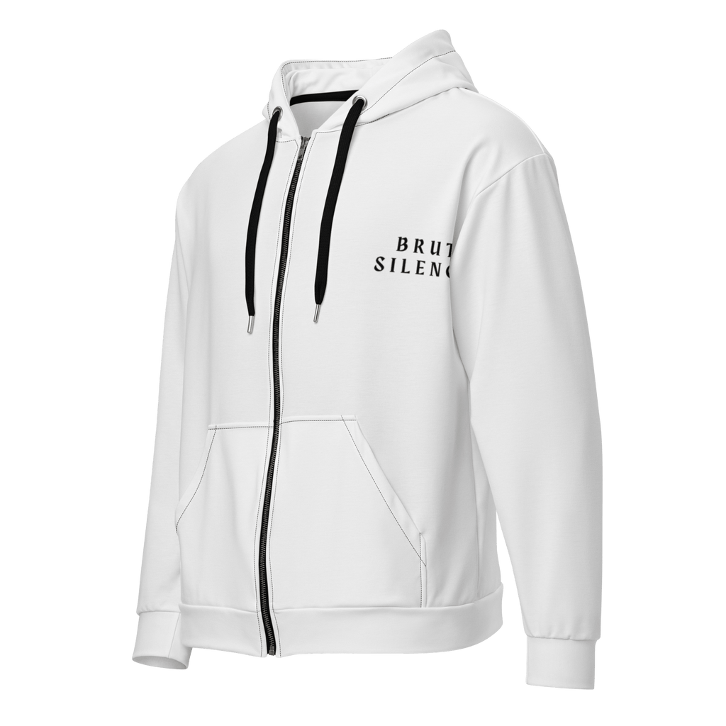 Unisex Zip Hoodie – Sustainable, Soft & Relaxed Fit - Brut Silence