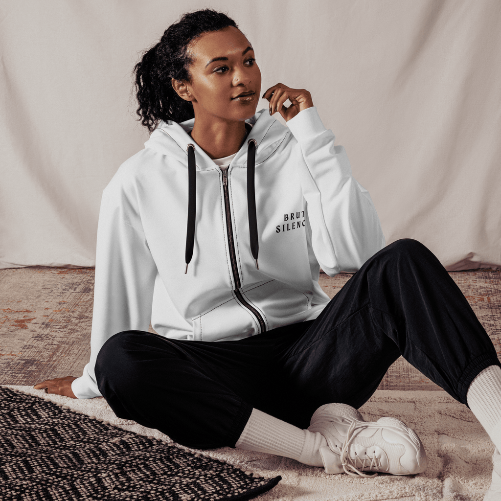 Unisex Zip Hoodie – Sustainable, Soft & Relaxed Fit - Brut Silence